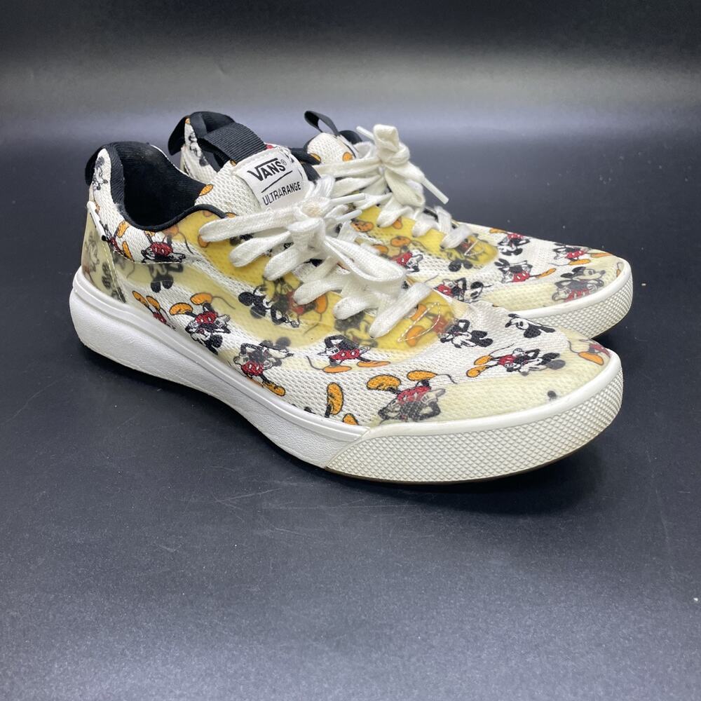 Vans UltraRange Rapidweld x Disney Mickey Mouse Sneakers Men 9.5 Women 11 White